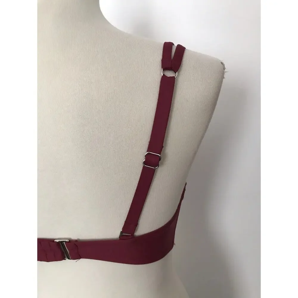Birdsong Wrap Bikini Top Plum Pie Swimwear